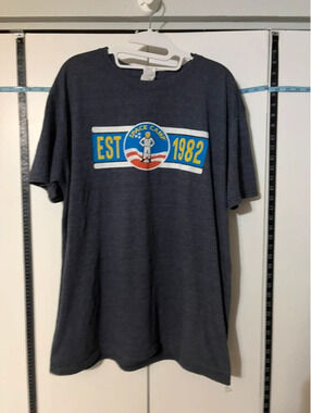 Space Camp EST 1982 Astronaut Graphic T-Shirt Size XL Gray